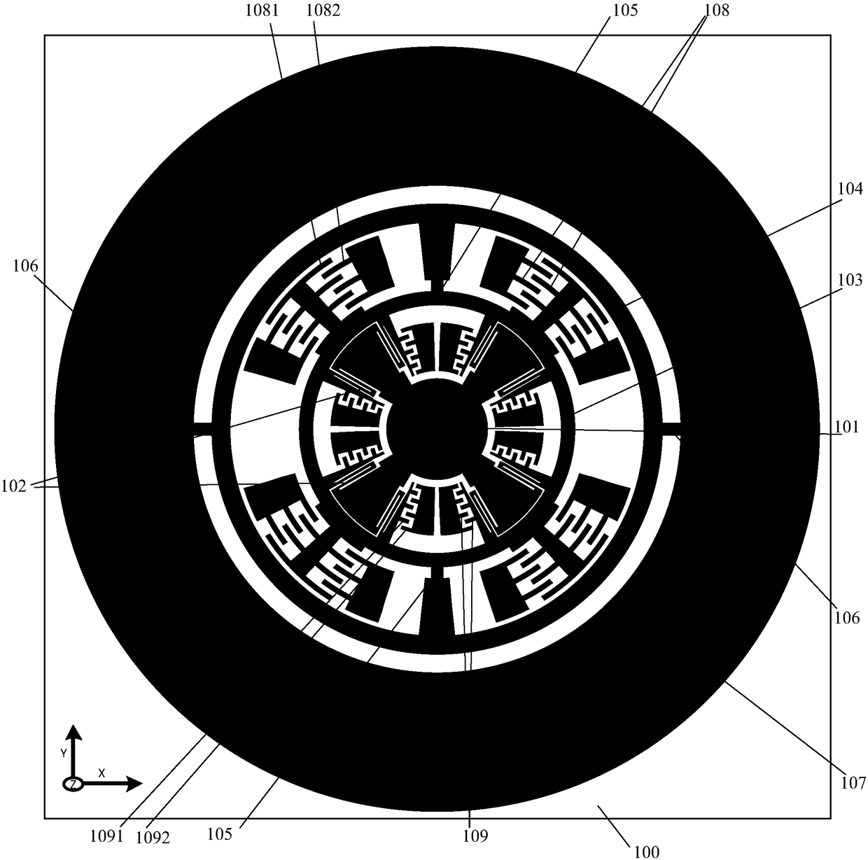 Resonant-type double-shaft micro mechanical wheel-type gyro
