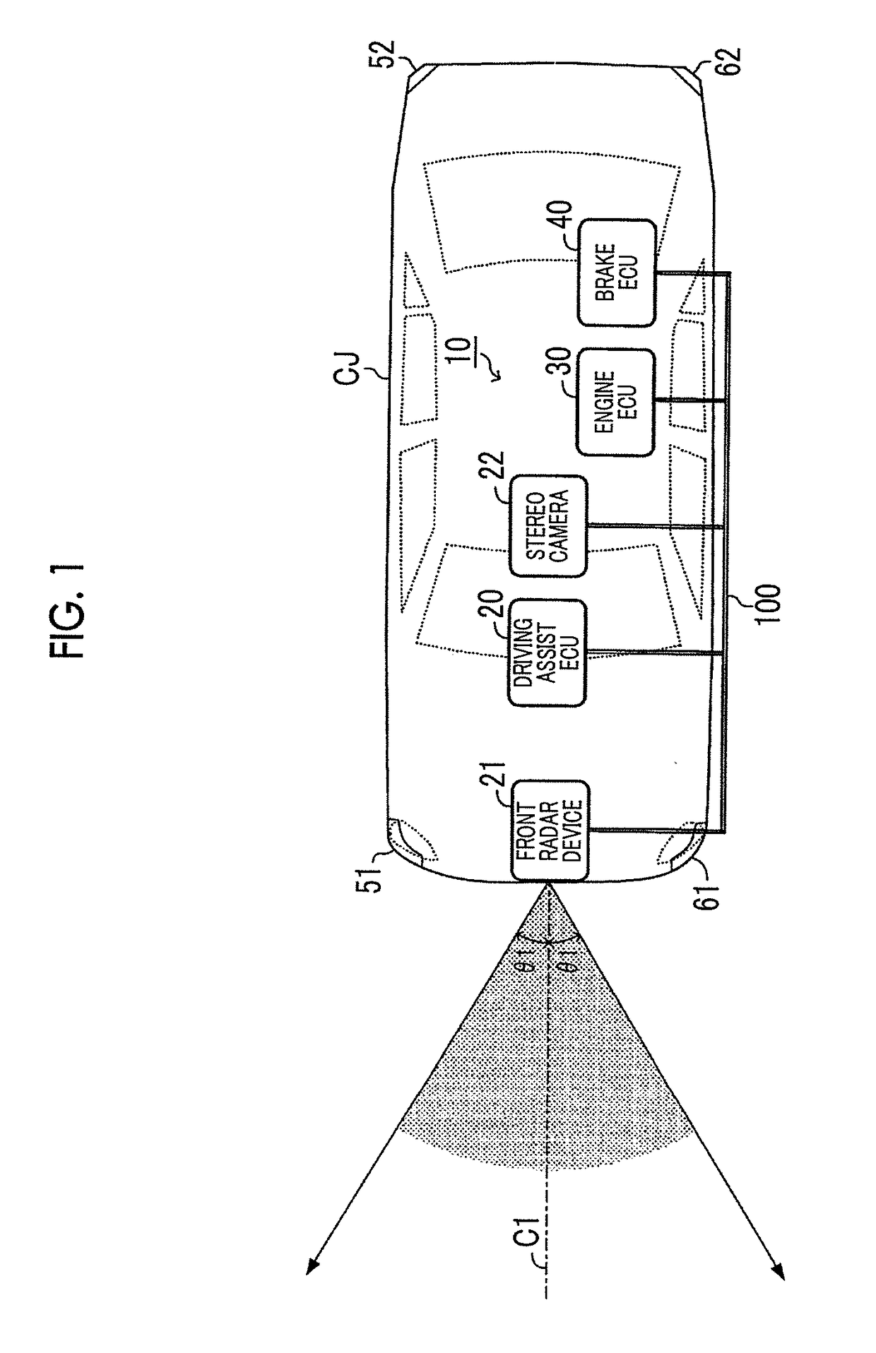 Vehicle traveling control device