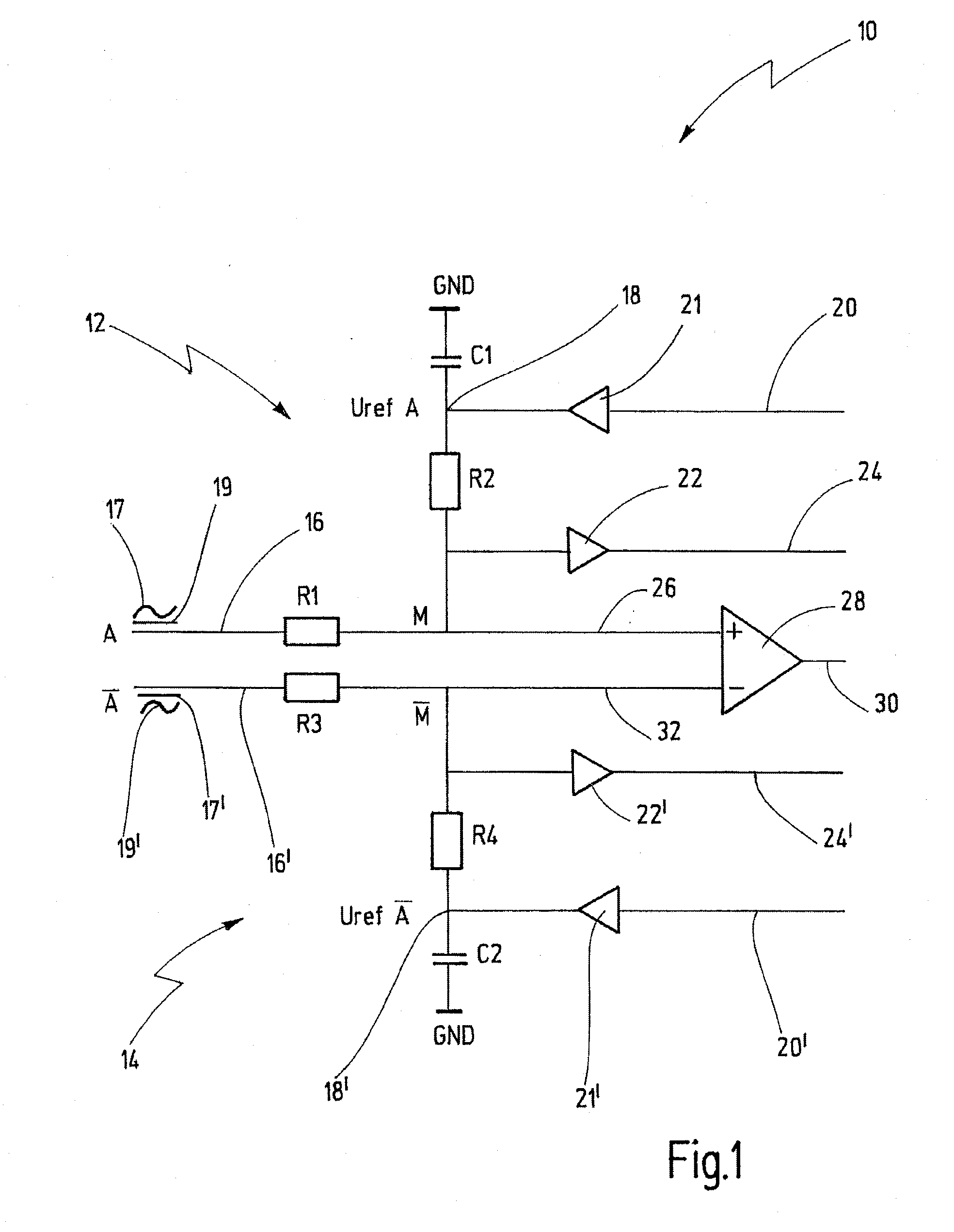 Safety circuit arrangement and method for the fail-safe monitoring of a movement variable