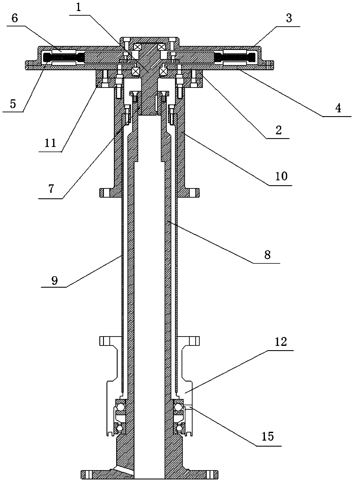Novel vertical-axis wind driven generator and assembly method thereof