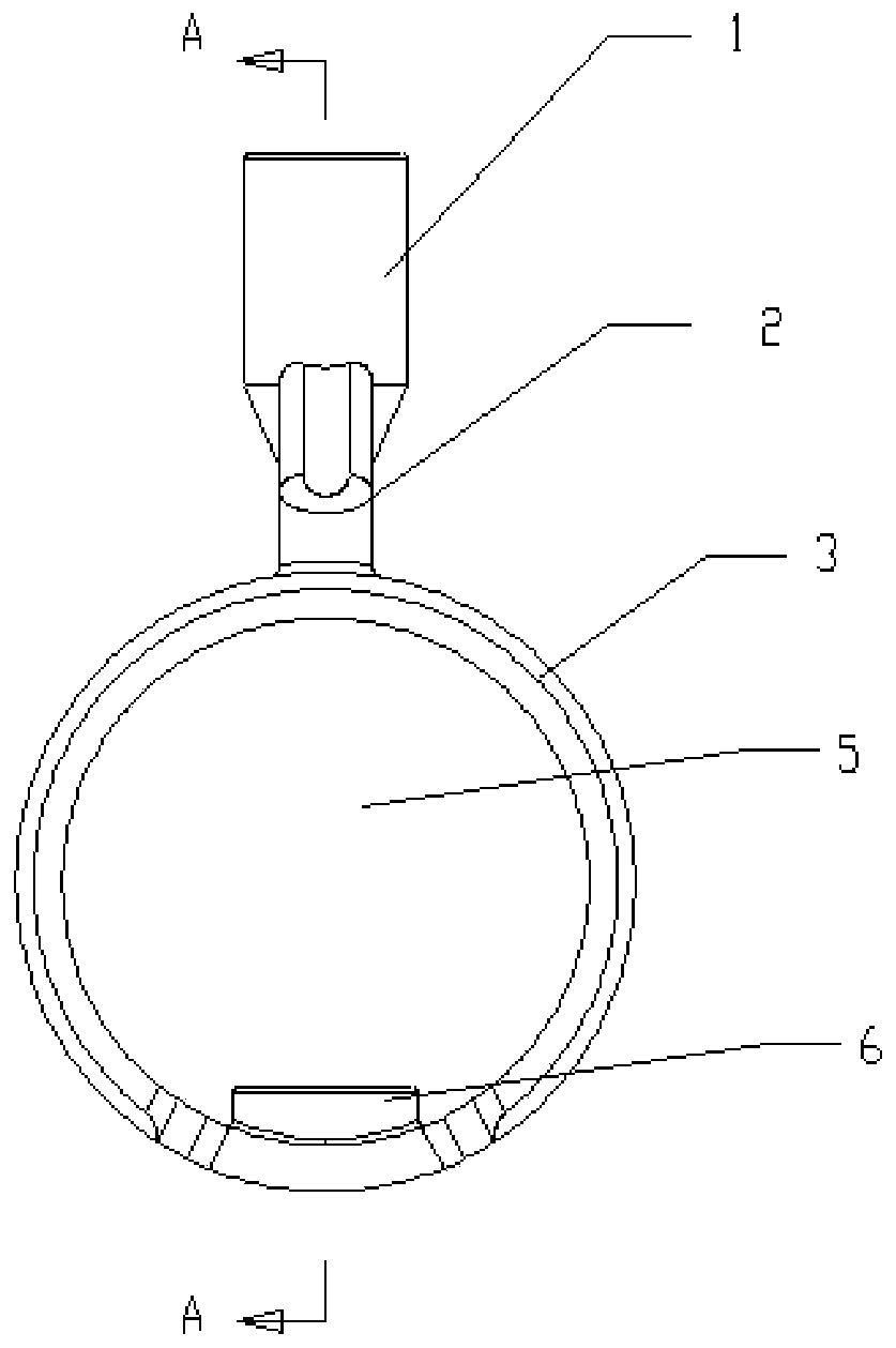 Expansion type rapid connecting piece for circular tube tracks, circular tubes and working method