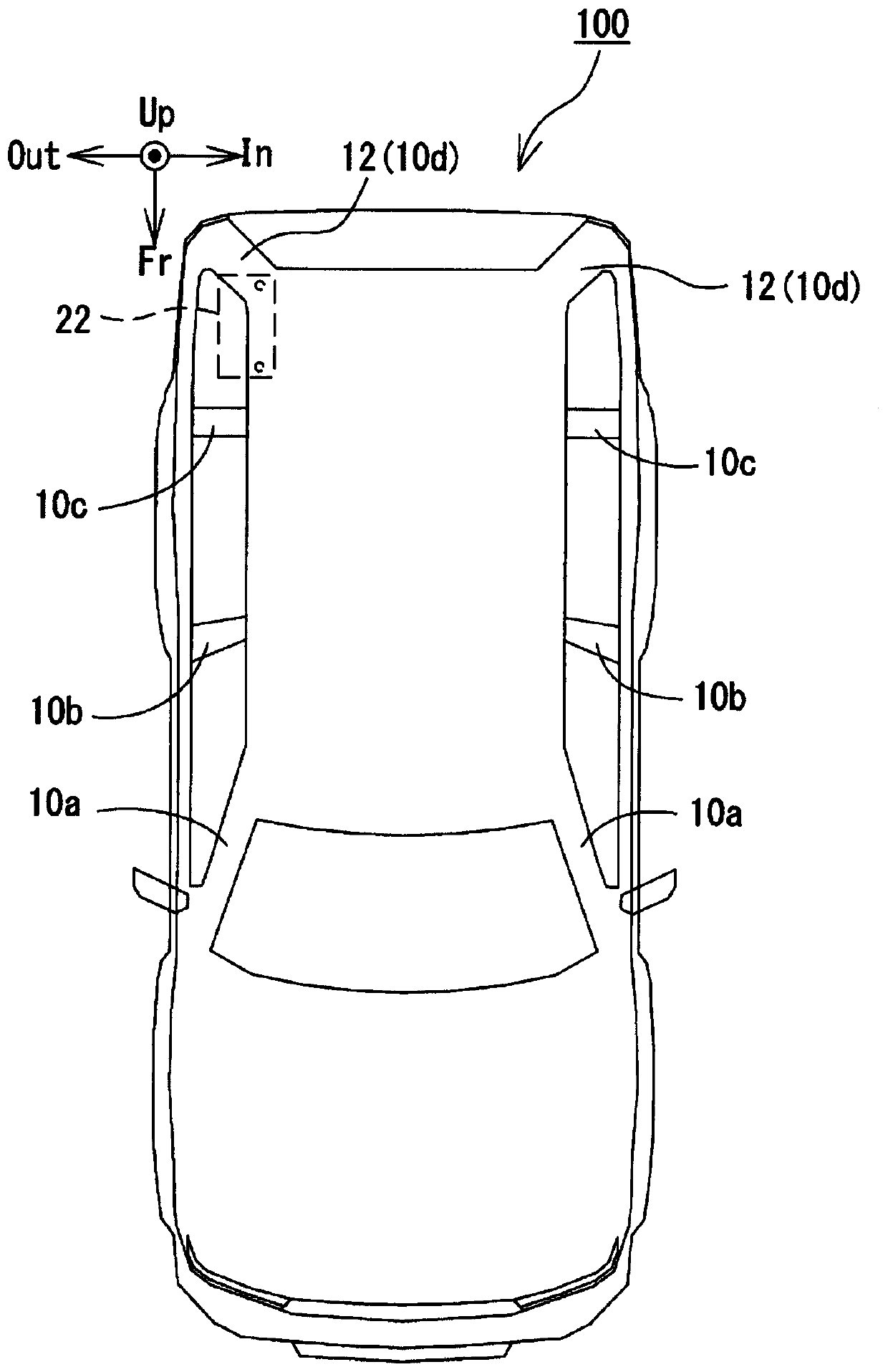 Battery mounting structure