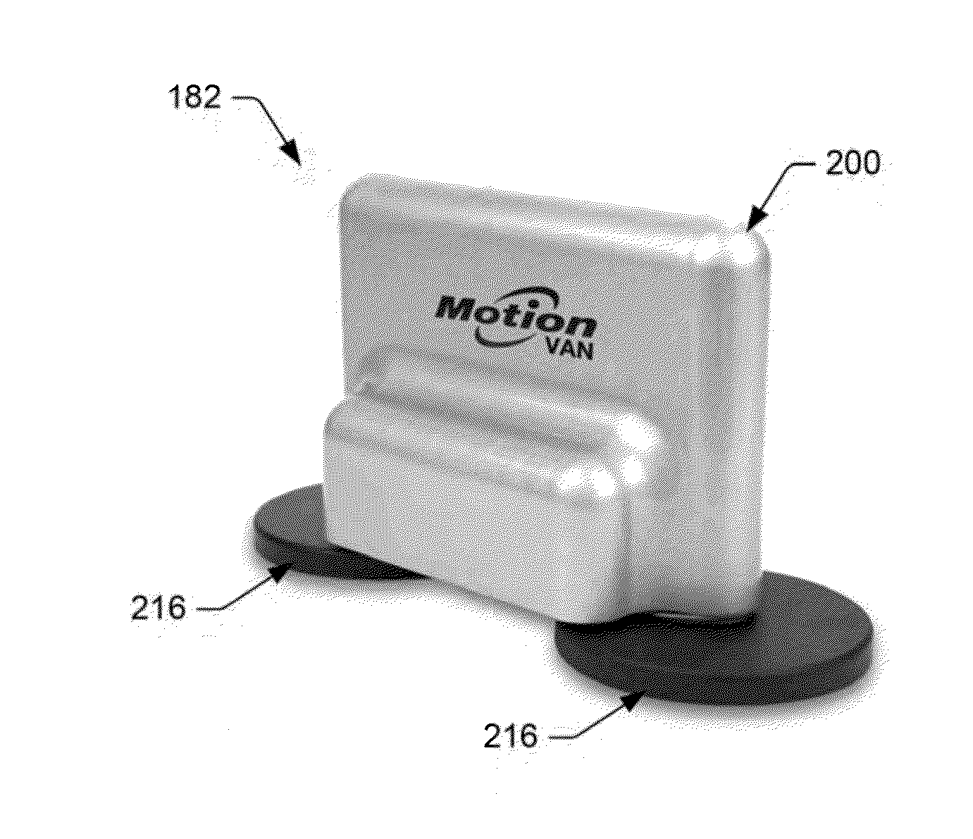 Portable Wireless Mesh Device Having Improved Antenna System