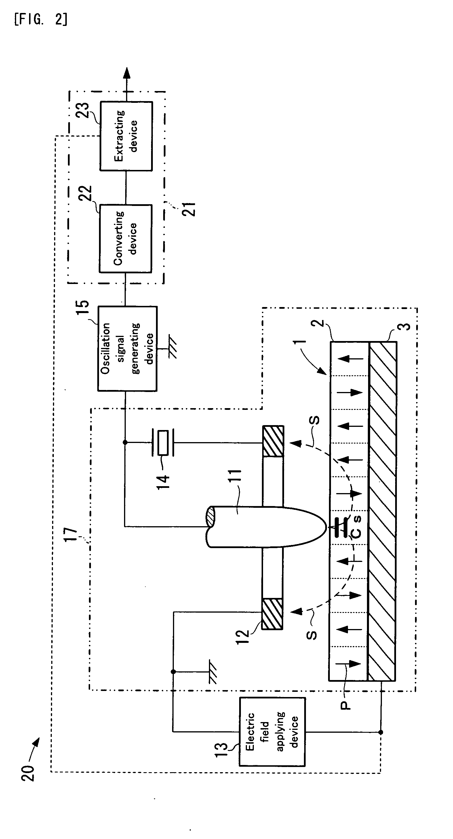 Information reproducing device for ferroelectric recording medium