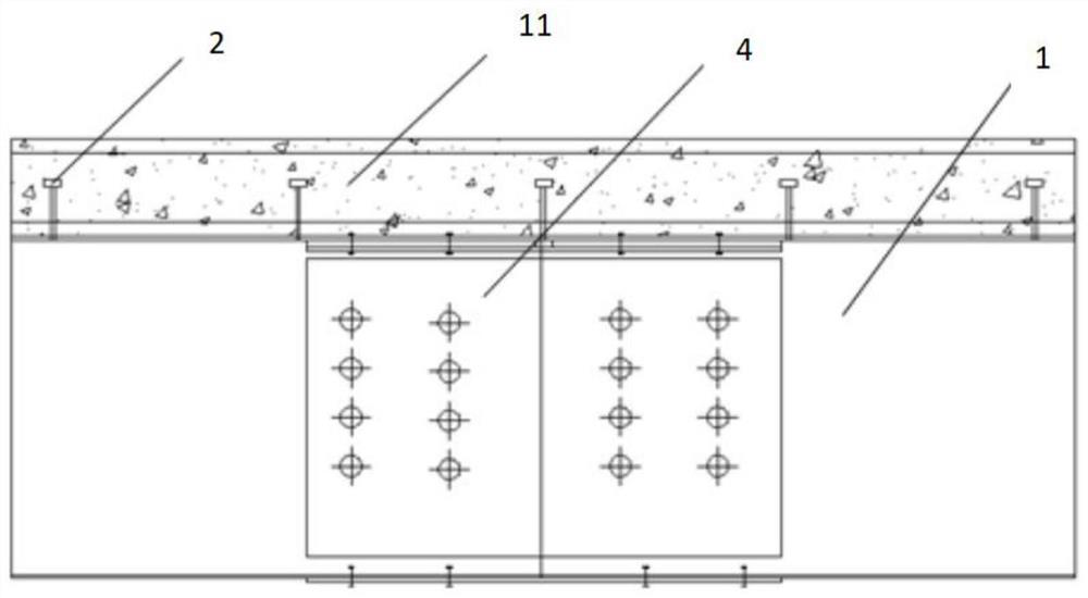 A highway cold-formed U-shaped composite girder bridge and its construction method