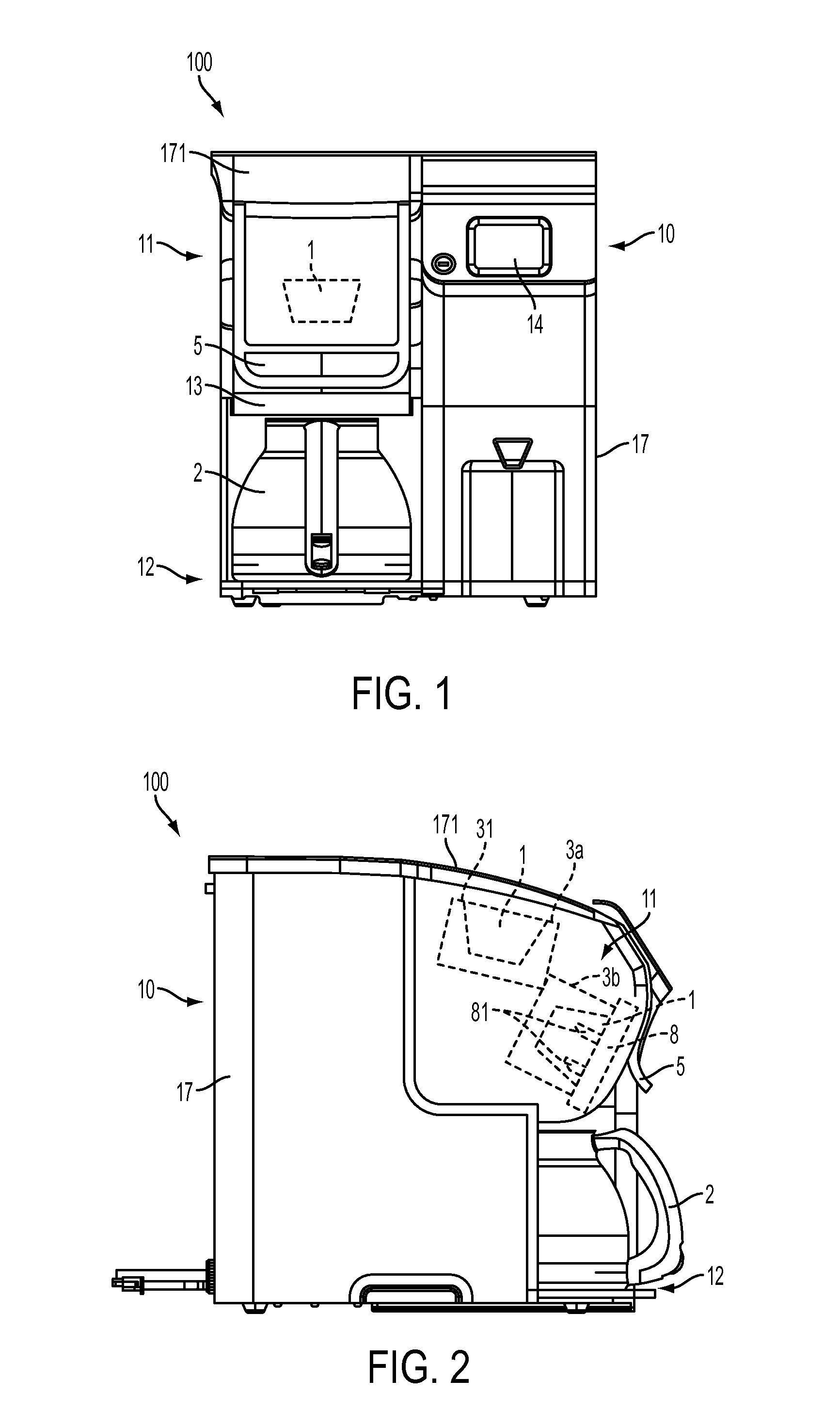 Beverage machine cartridge holder with damped movement