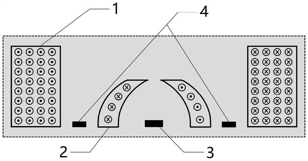 High-dynamic self-shielding pulsed eddy current detection probe and defect detection method