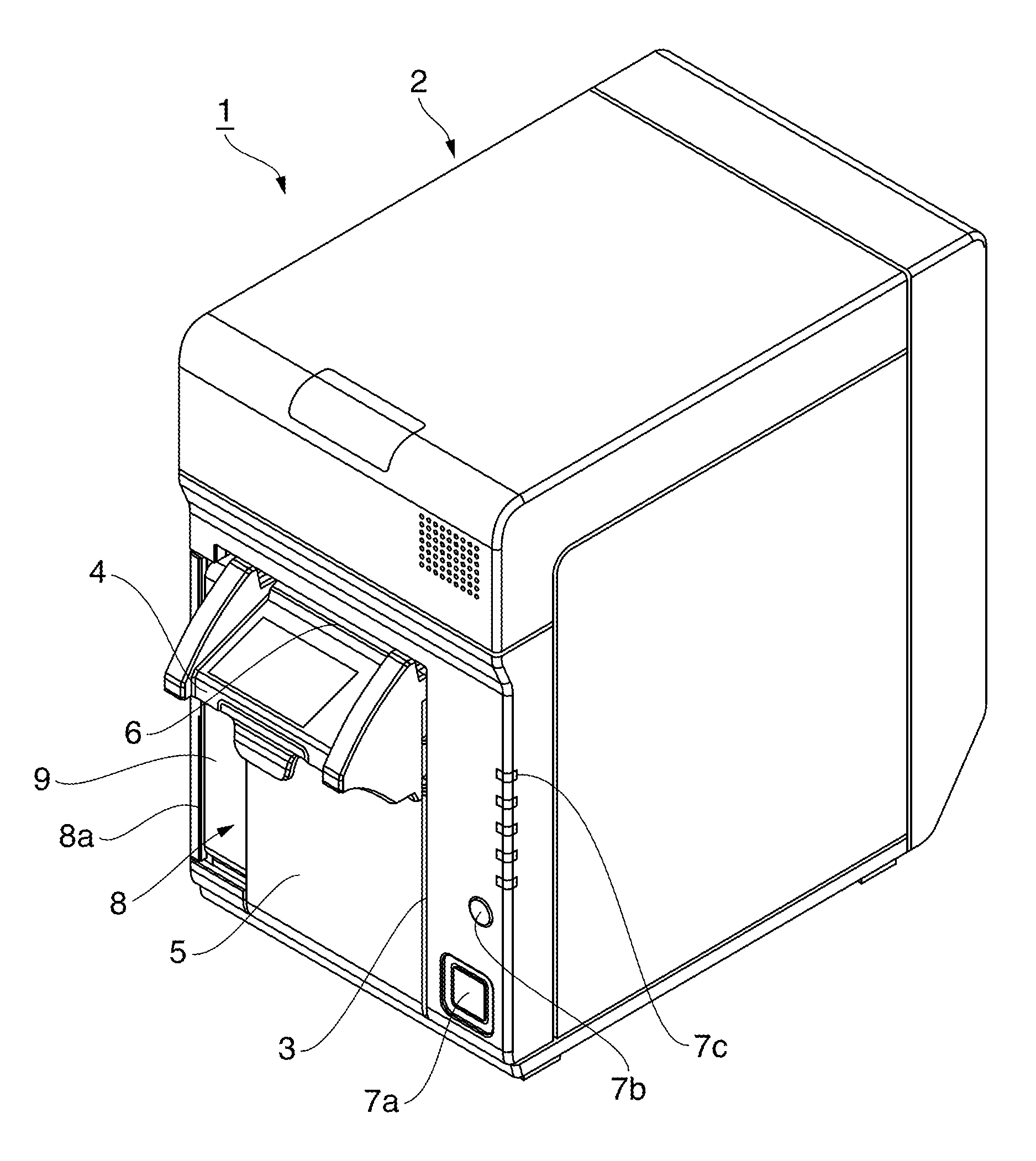 Control method for an inkjet printer, and an inkjet printer