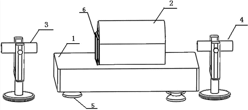 Adjustment method for the axis of the reflective surface of the Dove prism to be parallel to the axis of mechanical rotation