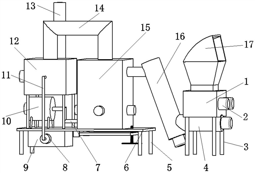 Agricultural recycling straw processing equipment