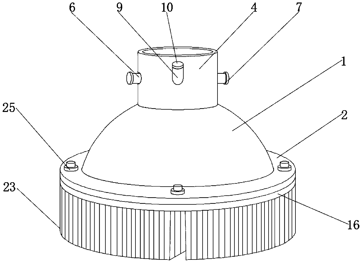 Disc brush component of industrial brush