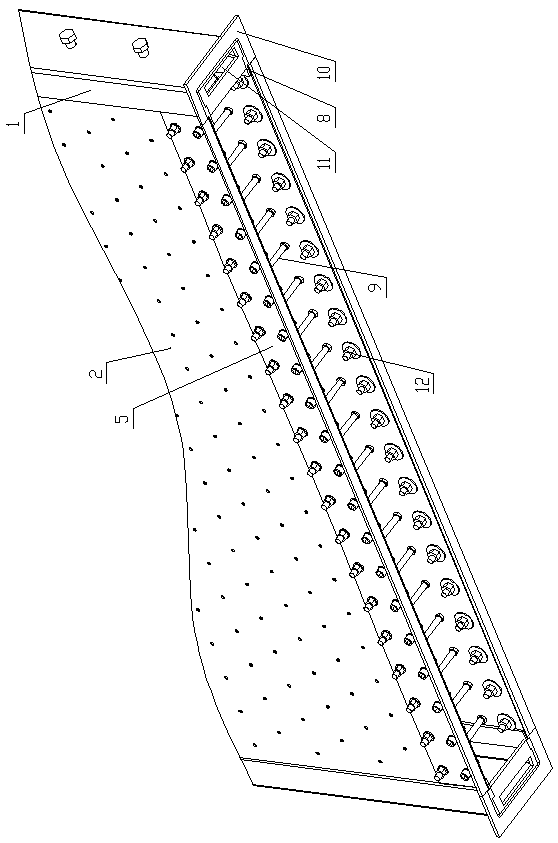 Assembling method for steel-concrete composite pipe thin-wall steel plate hole flanging, taping and screw connection