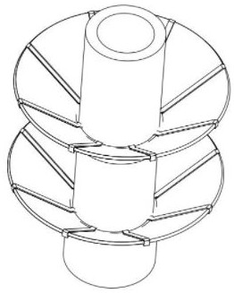 An alarm protection structure for the main board of a gas detector