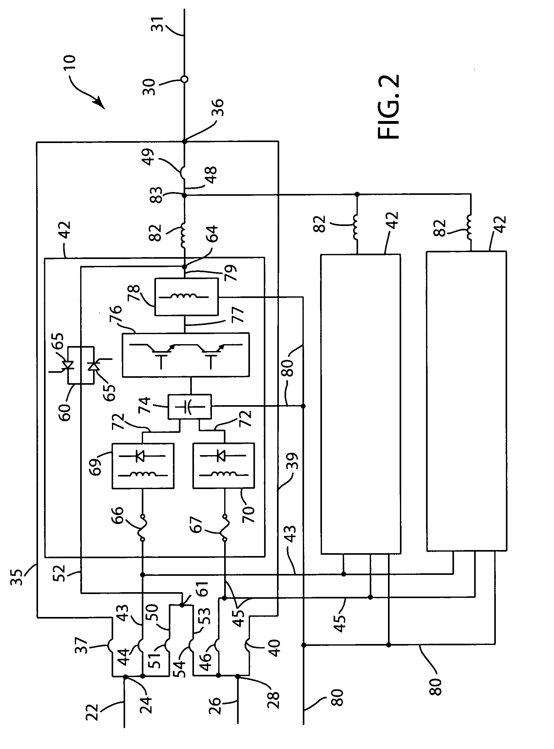 Dual feed power supply systems with enhanced power quality