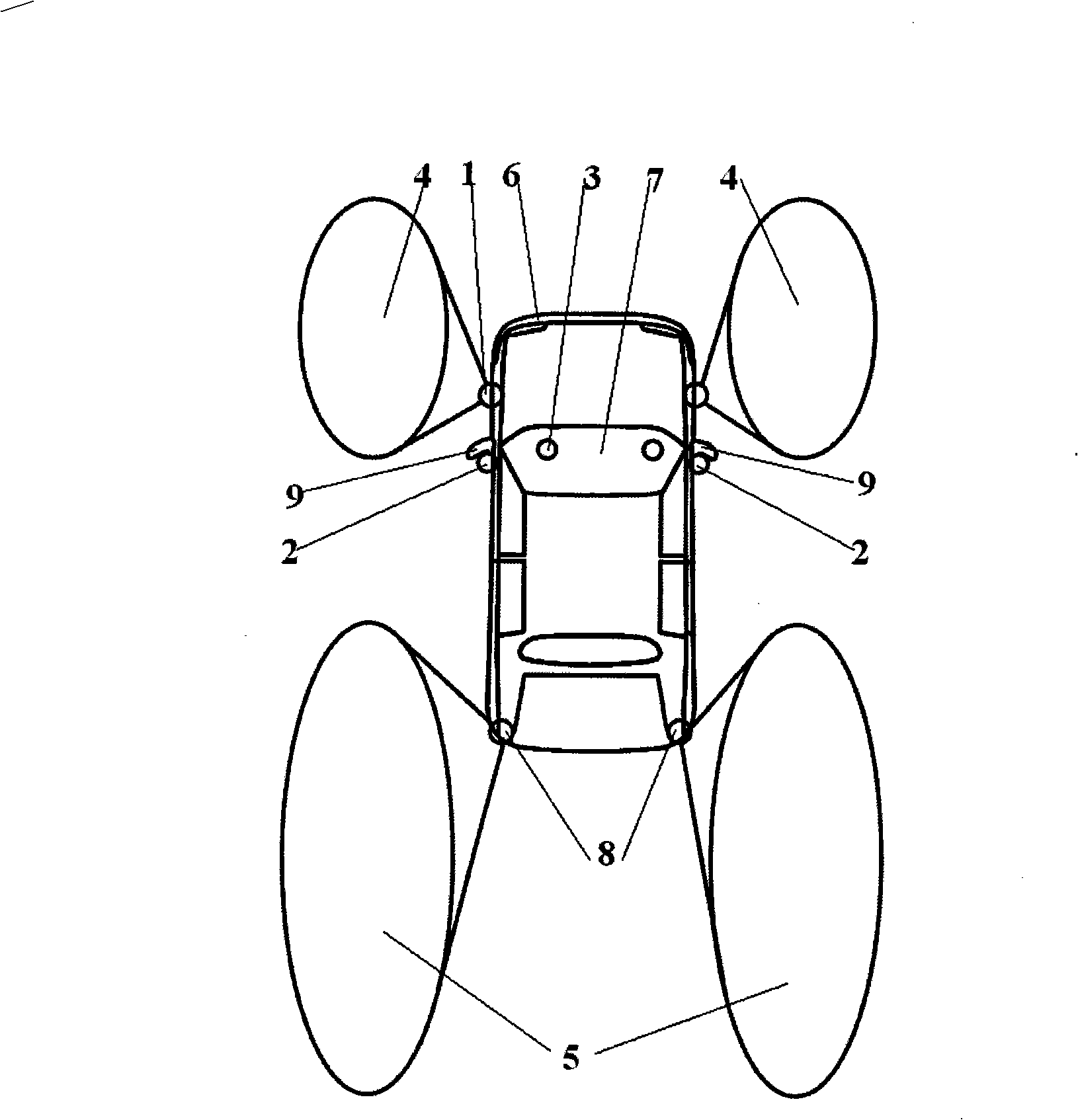 Vehicle blind zone detection, alarm device and detection, alarm method thereof