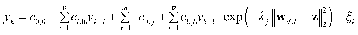 Power system short-term load prediction method based on RBF-AR model