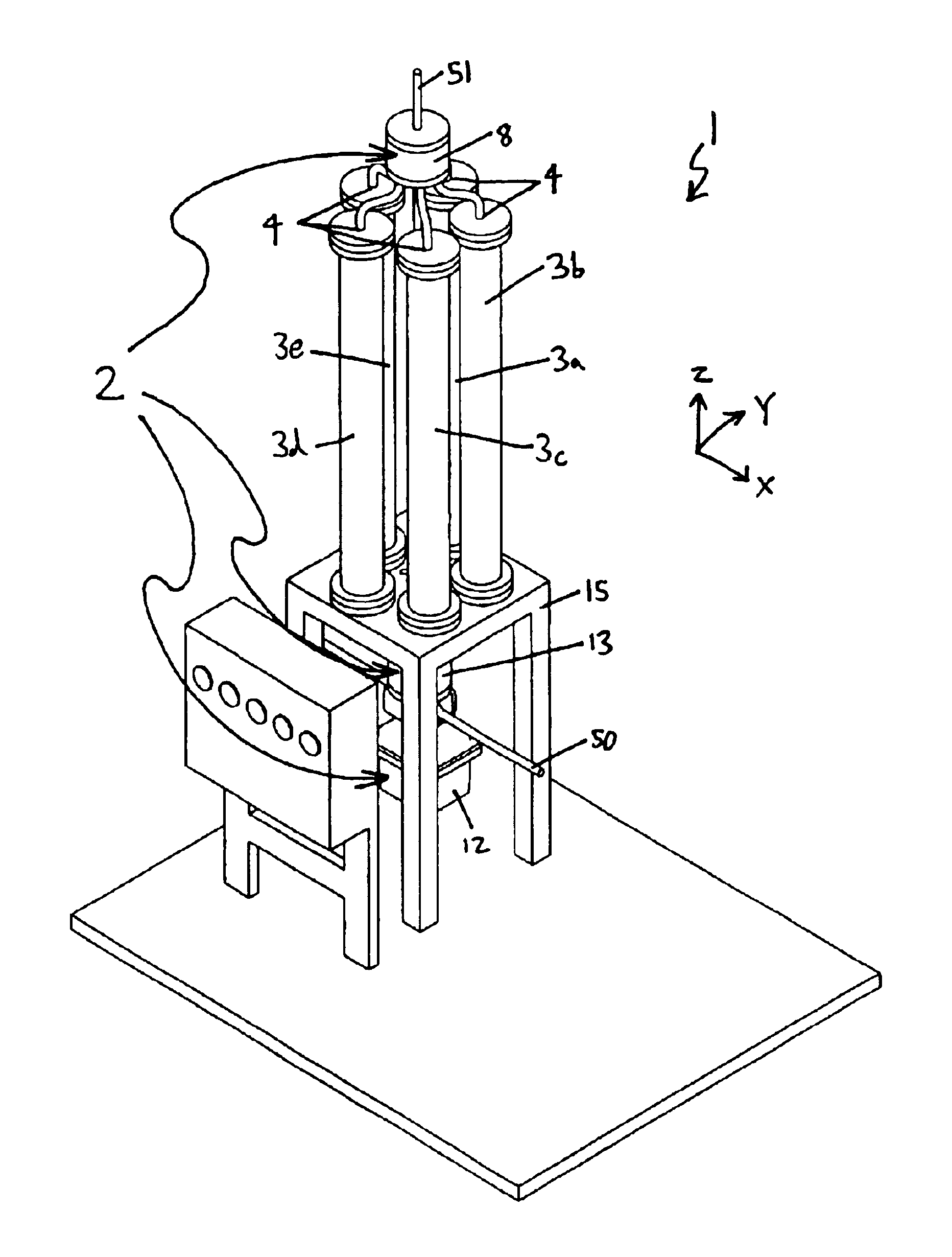 System and method for treating fluid using a multi-port valve assembly