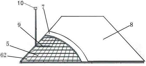 Construction method for antifreeze road body