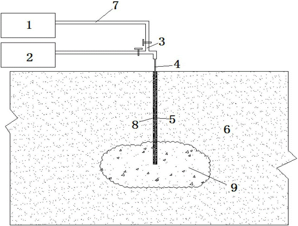 Multi-cave collapse roadbed grouting treatment method