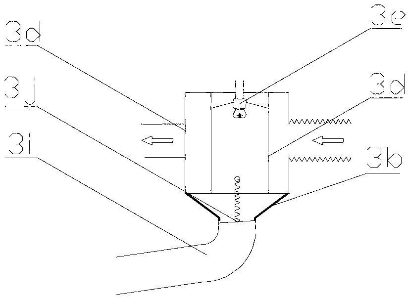 Dust fall system for cantilever type heading machine
