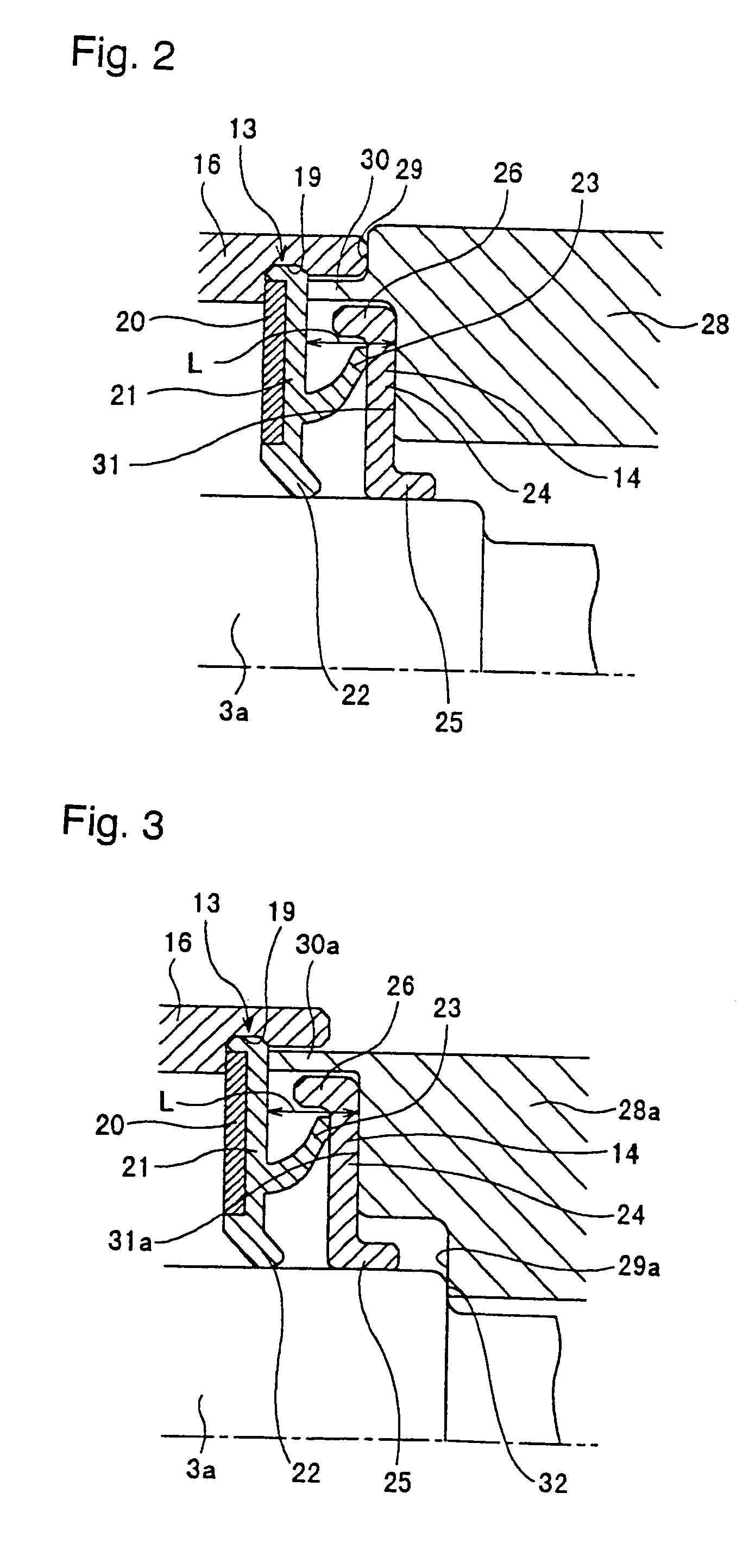 Seal device for water pump, rotation supporting device for water pump and assembly method for water pump