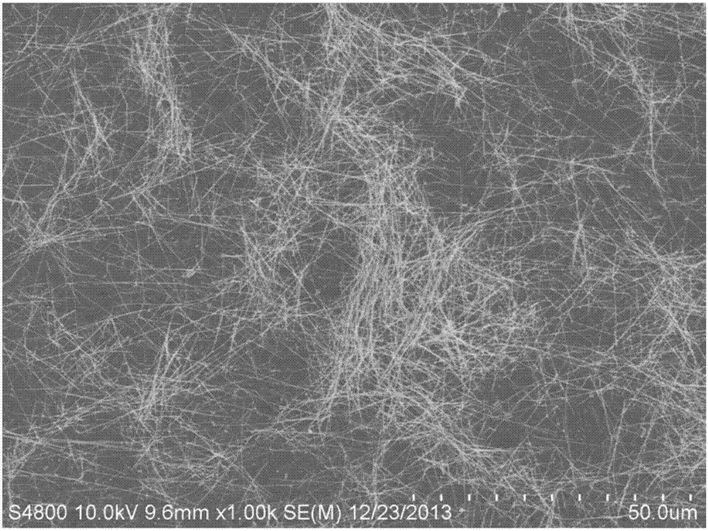 Method for preparing and separating silver nanowires under normal pressure in large scale