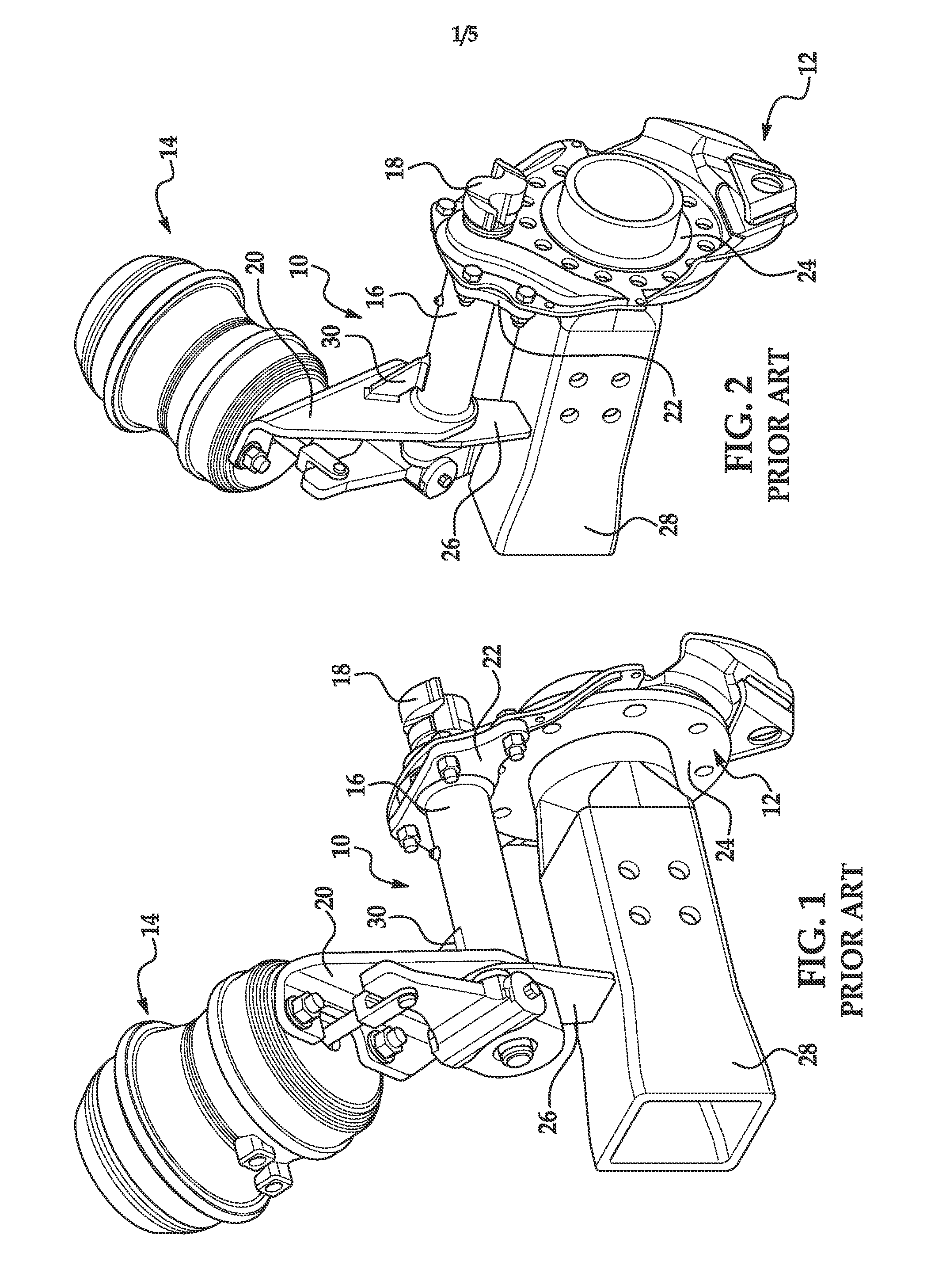 Rigid Bracket Assembly for Mounting a Brake Assembly and Brake Actuator