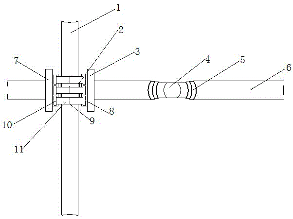 Spiral locking type scaffold