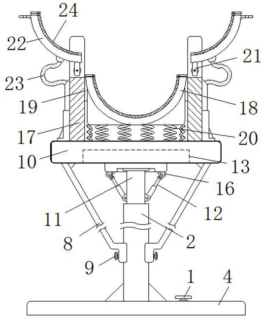 Mobile lifting mechanism special for oil transportation pipeline and pipeline connection joint thereof
