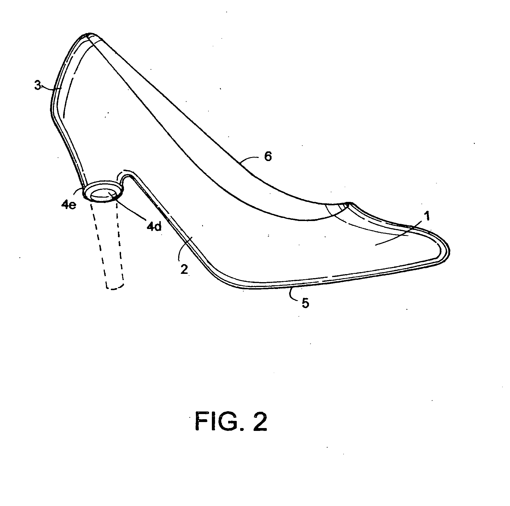 Form fitting cover for high heel shoes