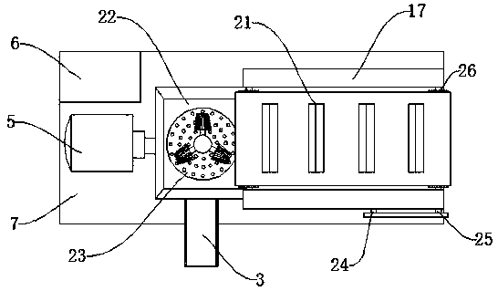 Granulating machine used for producing chicken feed and using method of granulating machine