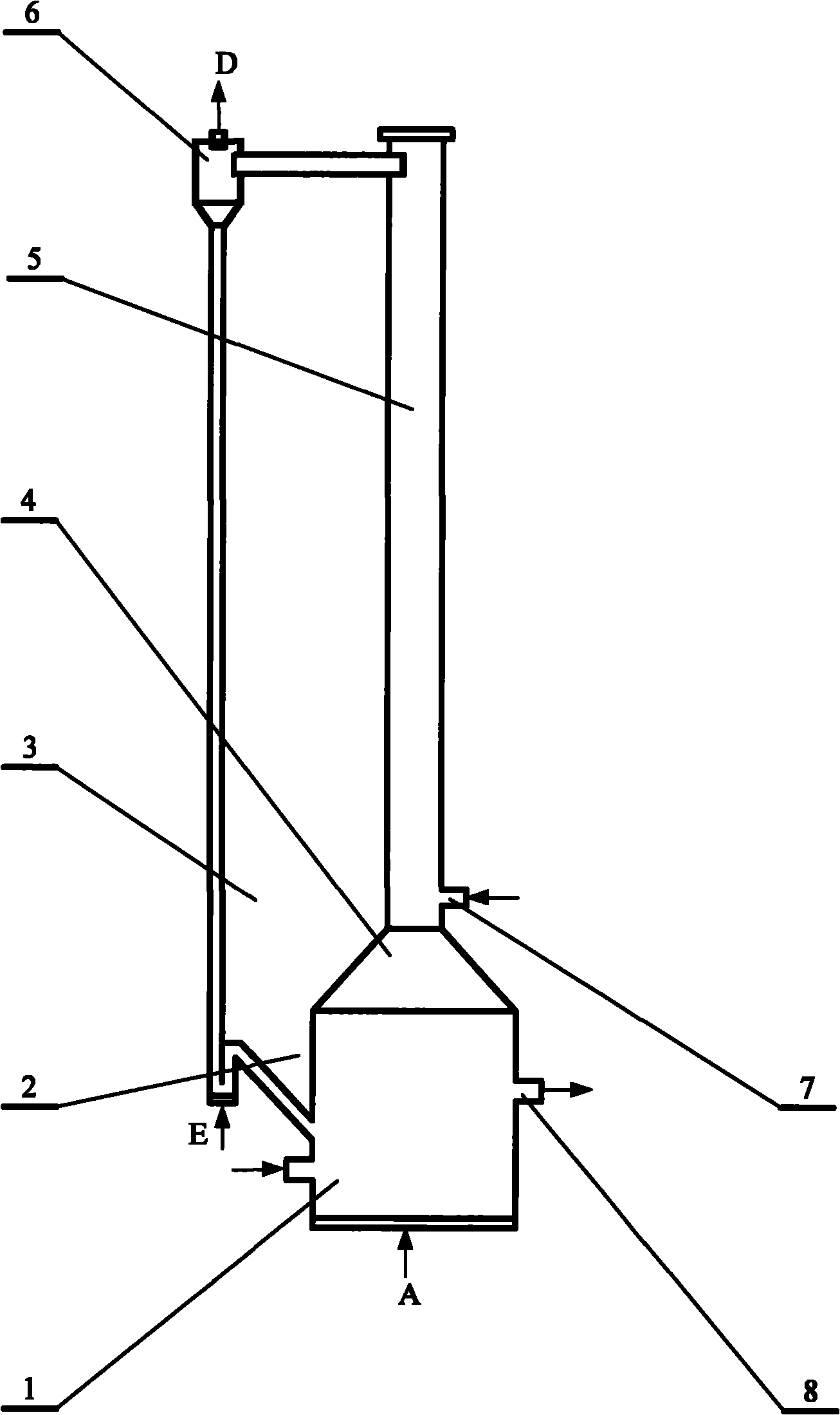 Fuel reactor device for chemical-looping combustion