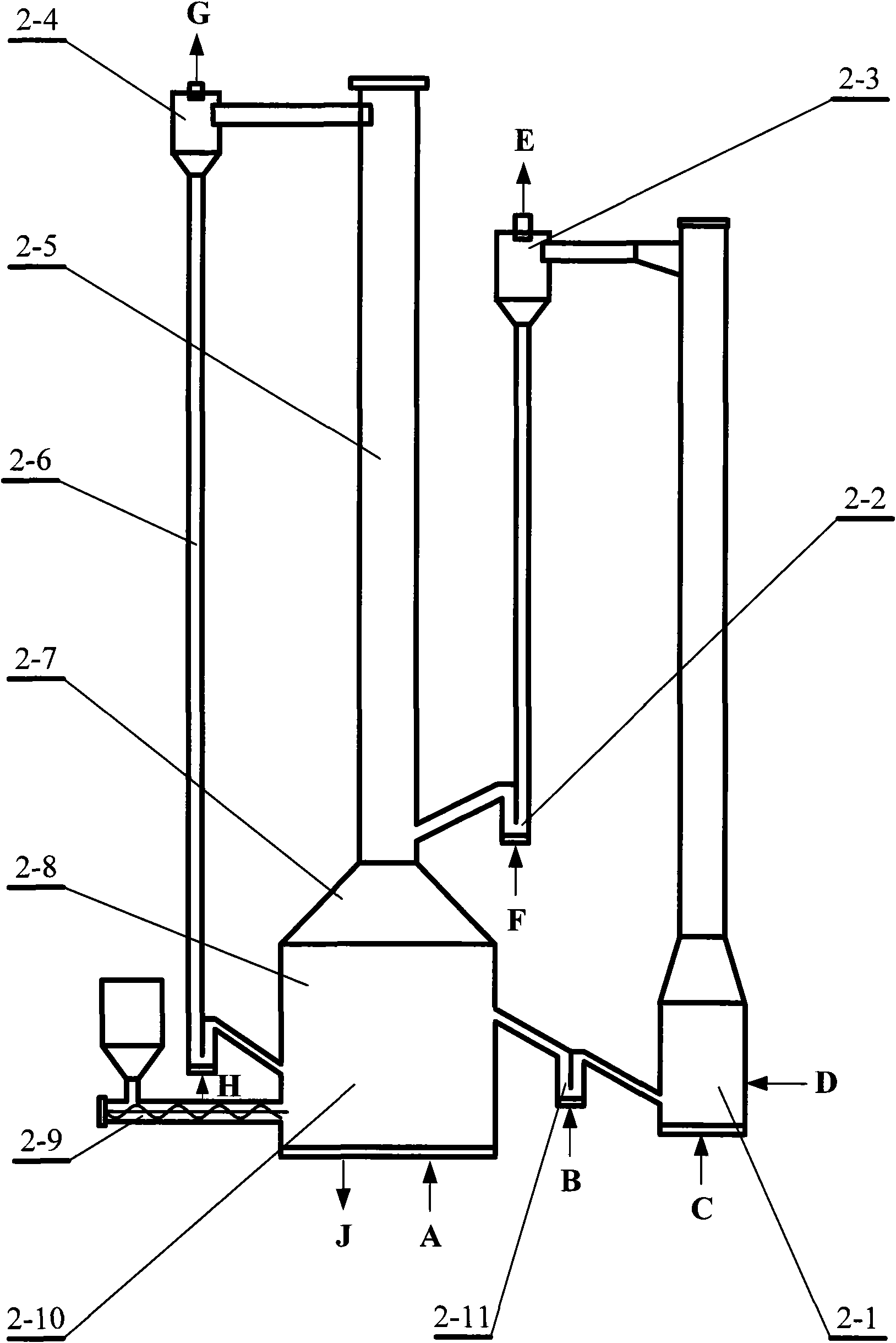Fuel reactor device for chemical-looping combustion