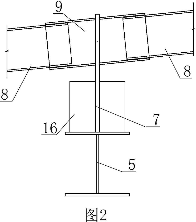 Roof supporting structure of FRC (Glass-fiber Reinforced Composite) board and installation method thereof
