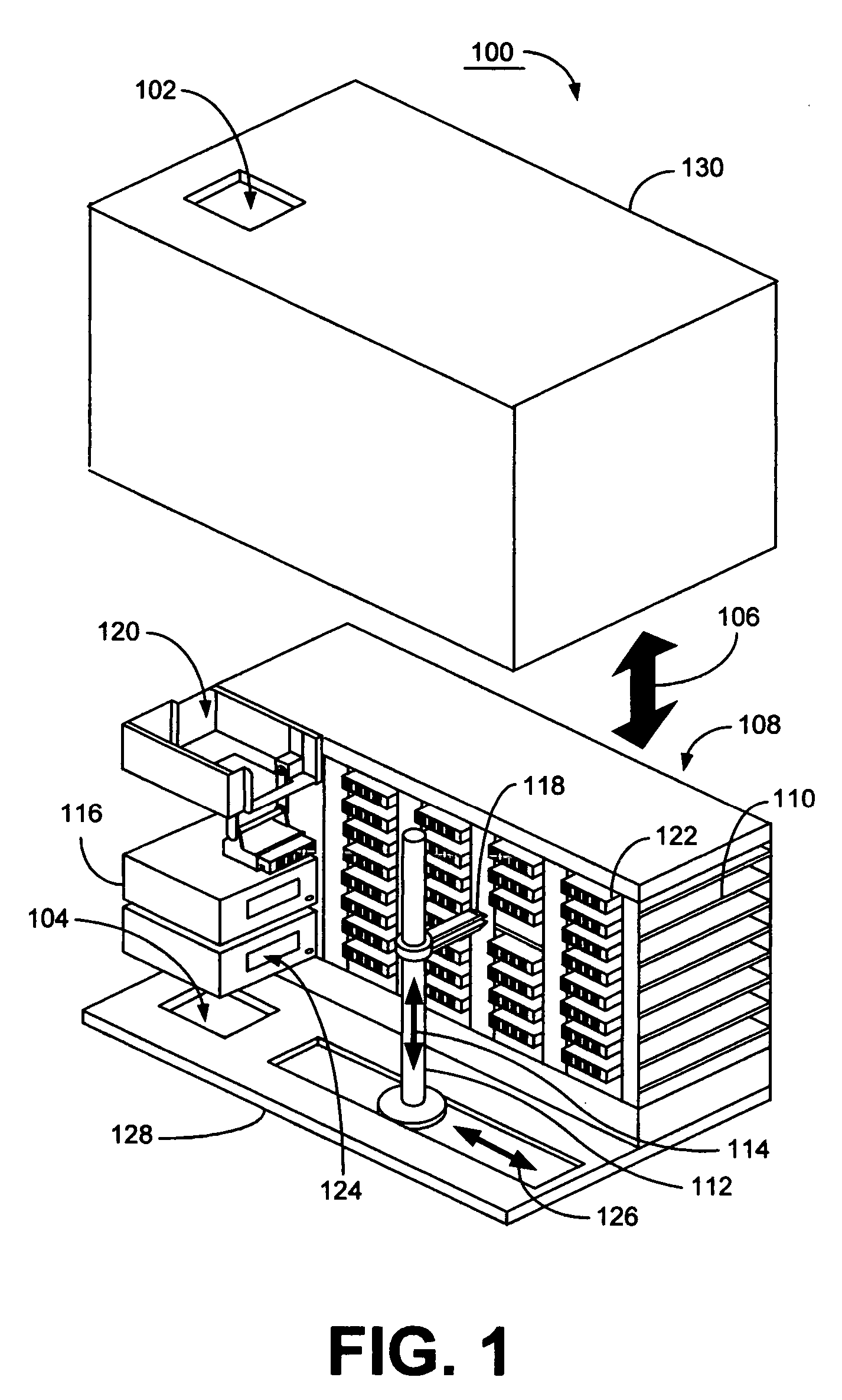 Storage media transferring method and apparatus within a multi-unit storage apparatus