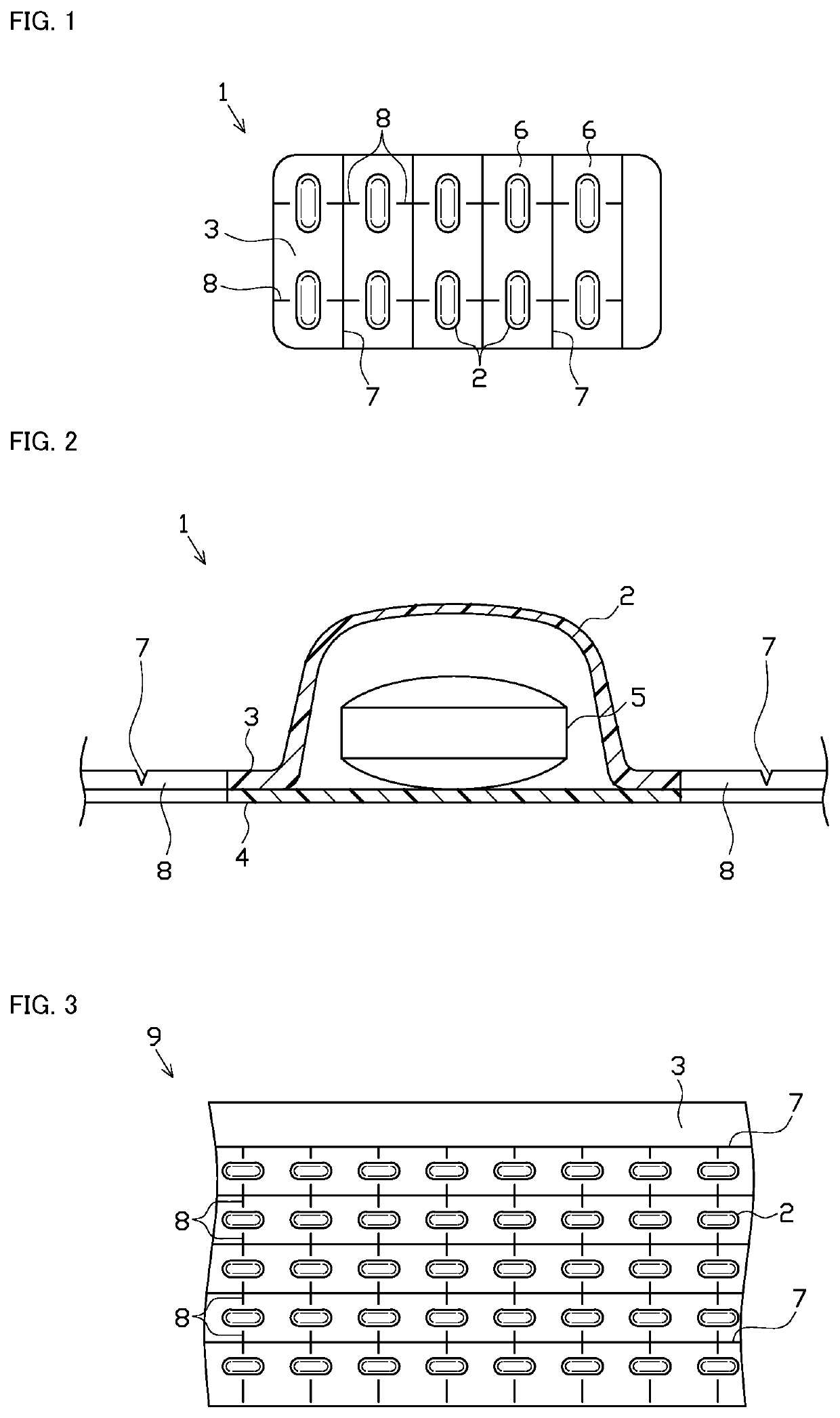 Blister sheet and blister packaging machine