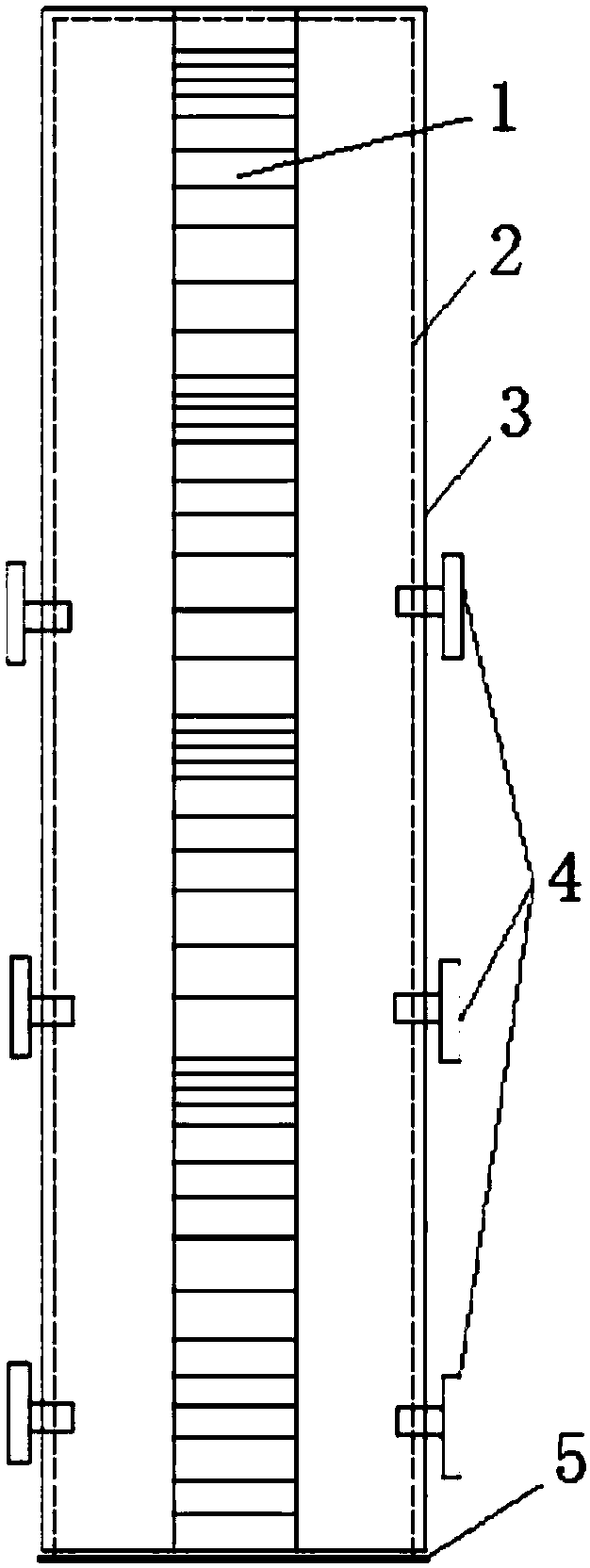 A retractable indium steel barcode leveling rod and a precision leveling method for even-numbered stations