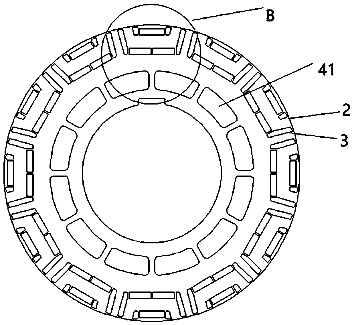Rotor for synchronous reluctance motor