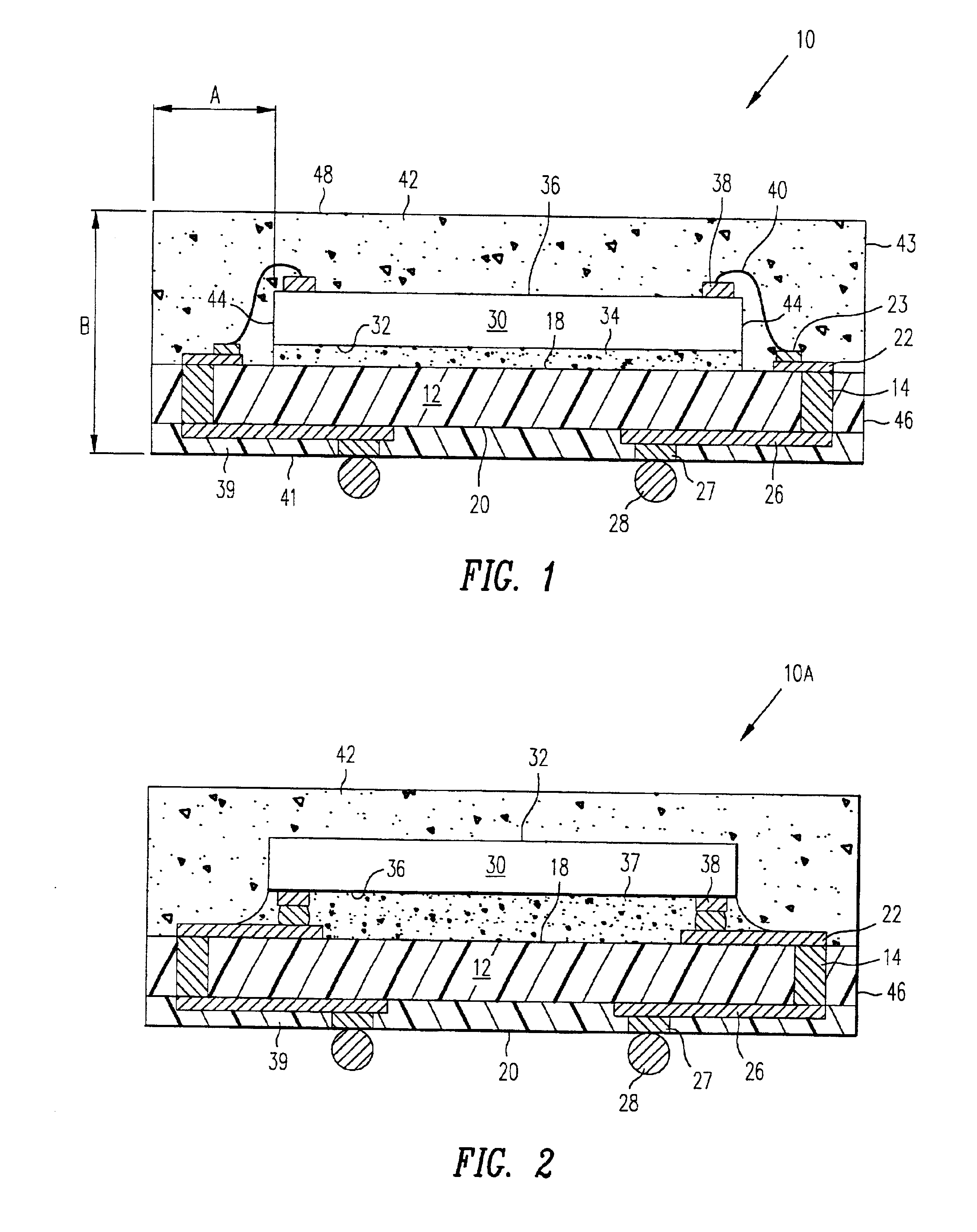 Method of making near chip size integrated circuit package