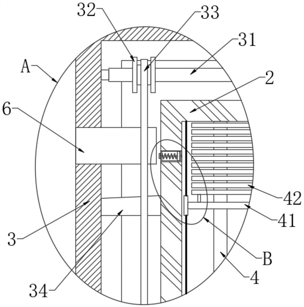 Pulling curtain type hollow glass