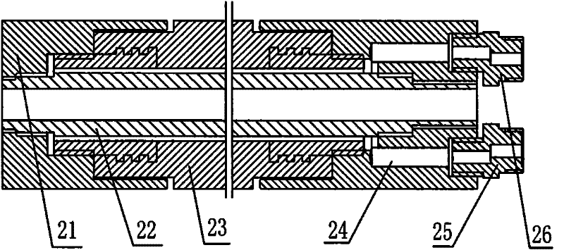 Hole sealing method for deep hole advanced loose blasting