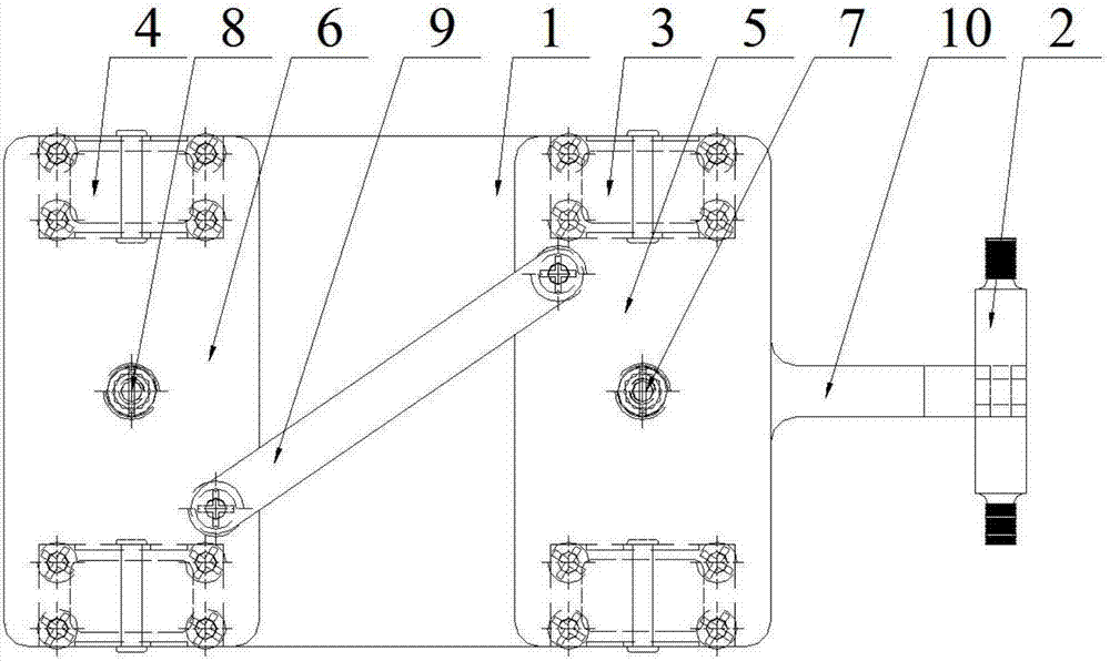 Trolley small in turning radius and capable of preventing turning on side