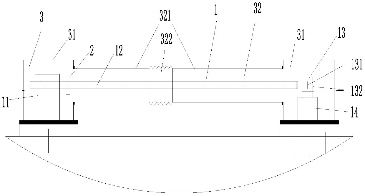 Ultra-wideband extensometers, mounting method thereof and calibration device