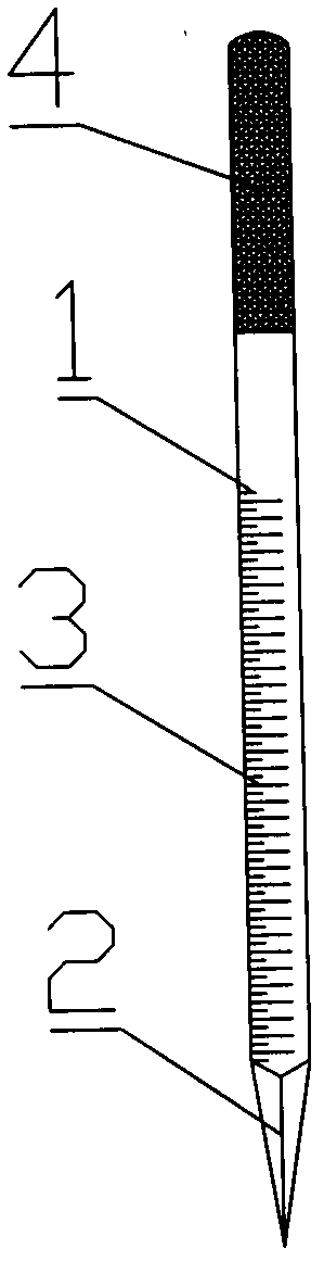 Needle body for treating orthopedic disorders