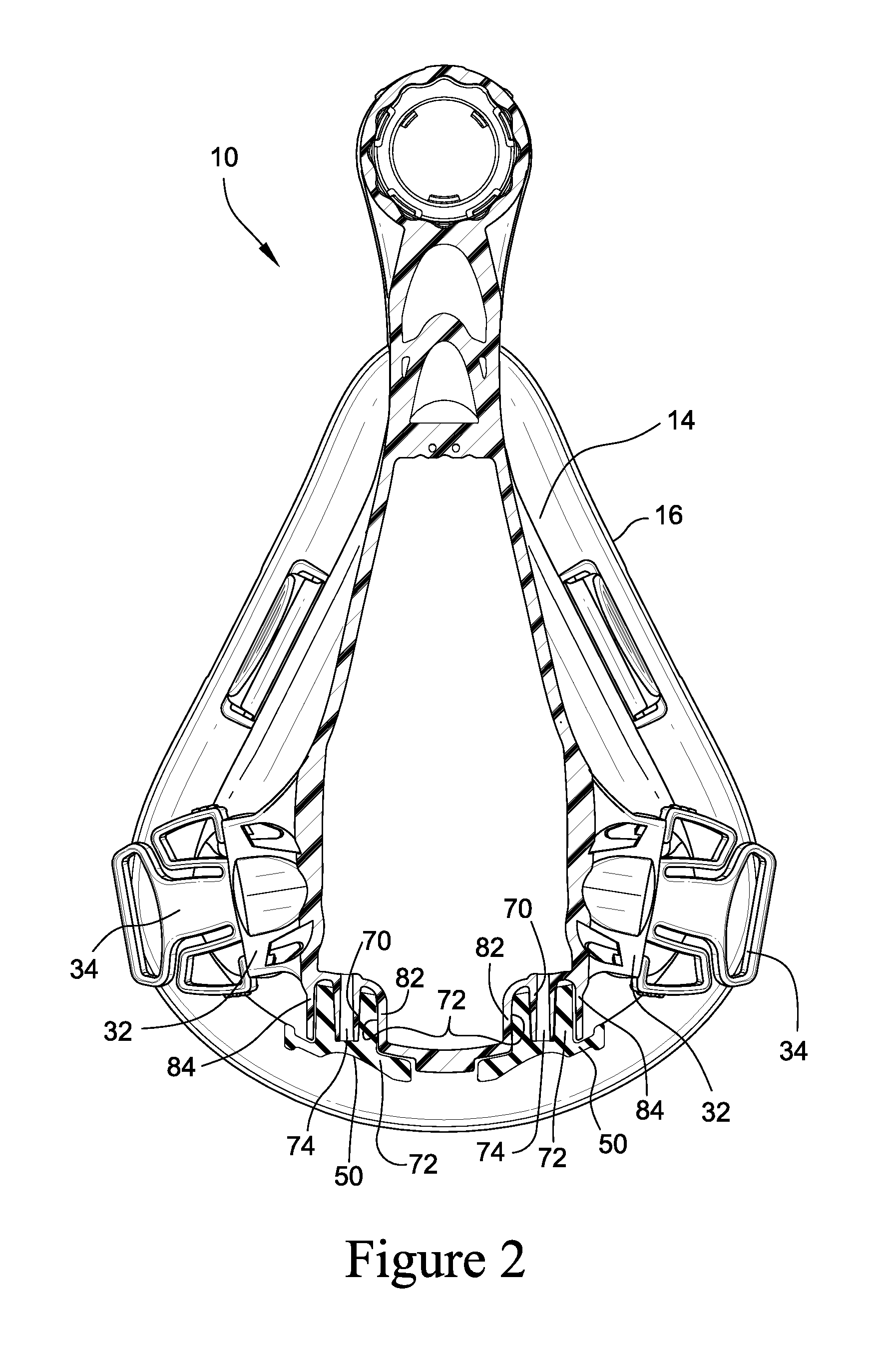 Supplemental gas delivery device for mask assembly