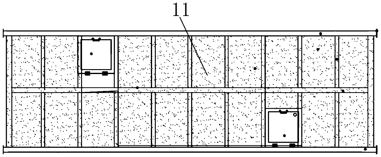 Glass fiber reinforced plastic acid storage tank and preparing method