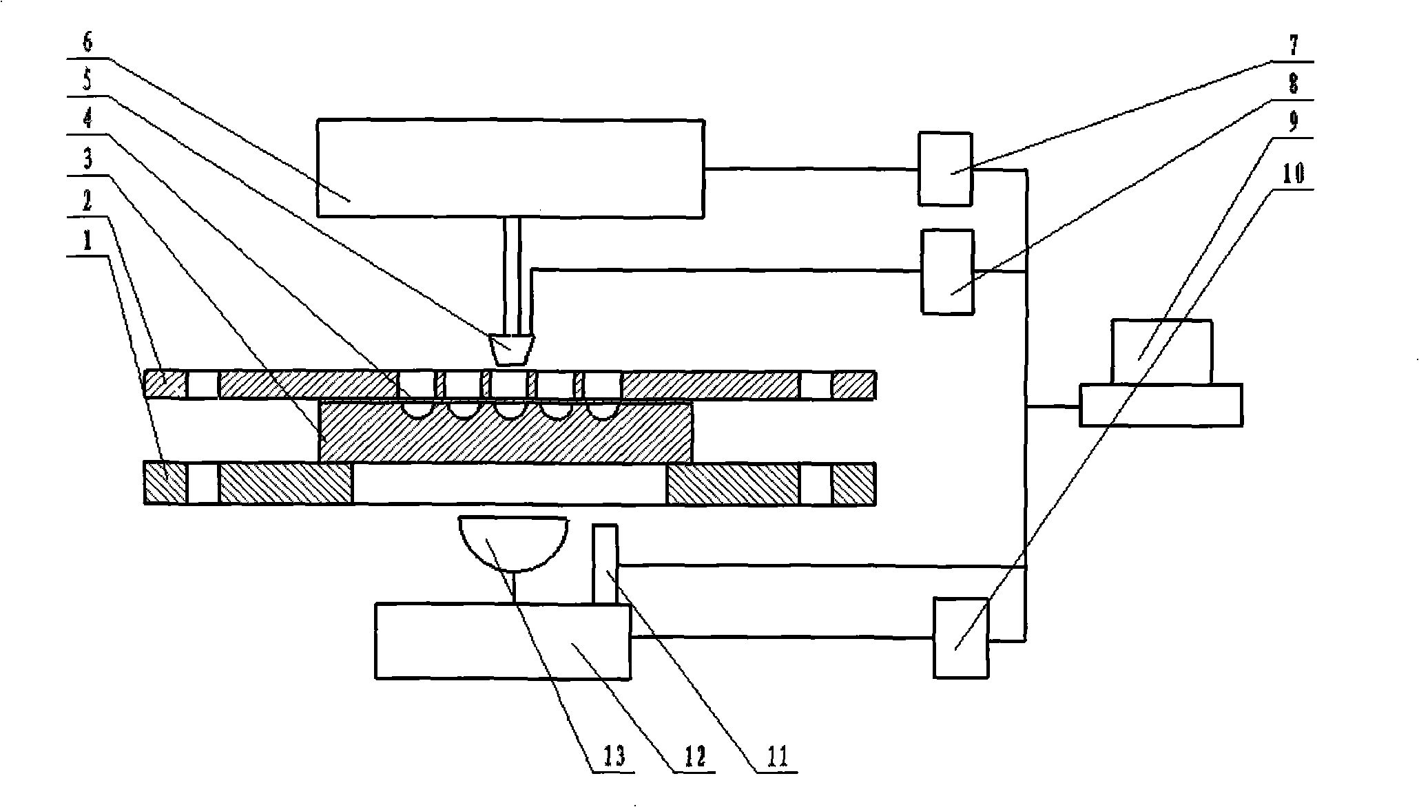Infra-red heating tinsel plate pneumatic forming method and apparatus