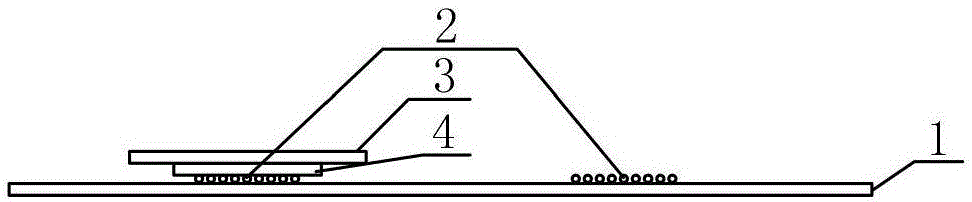 Planar inductor type magnetic sensor