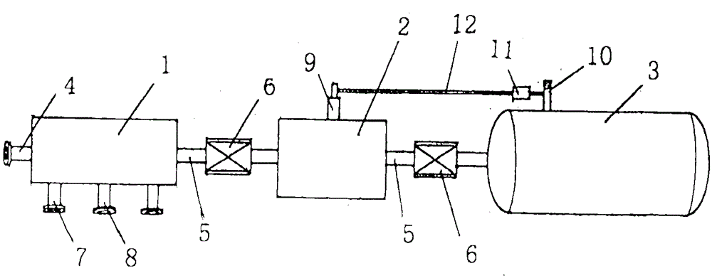 Liquid oxygen and fuel oil mixing device