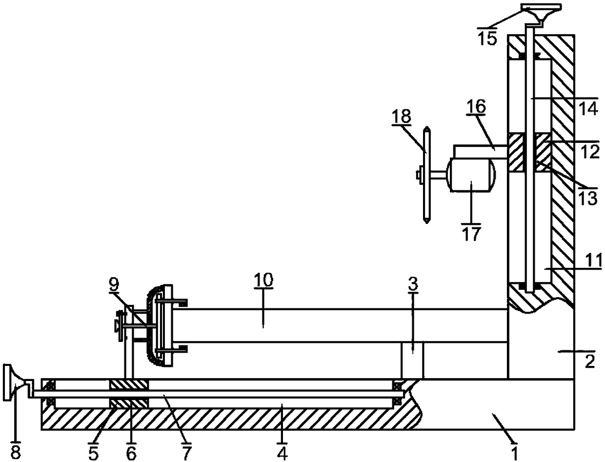 Special device for circular material with locking function and capable of improving cutting effect